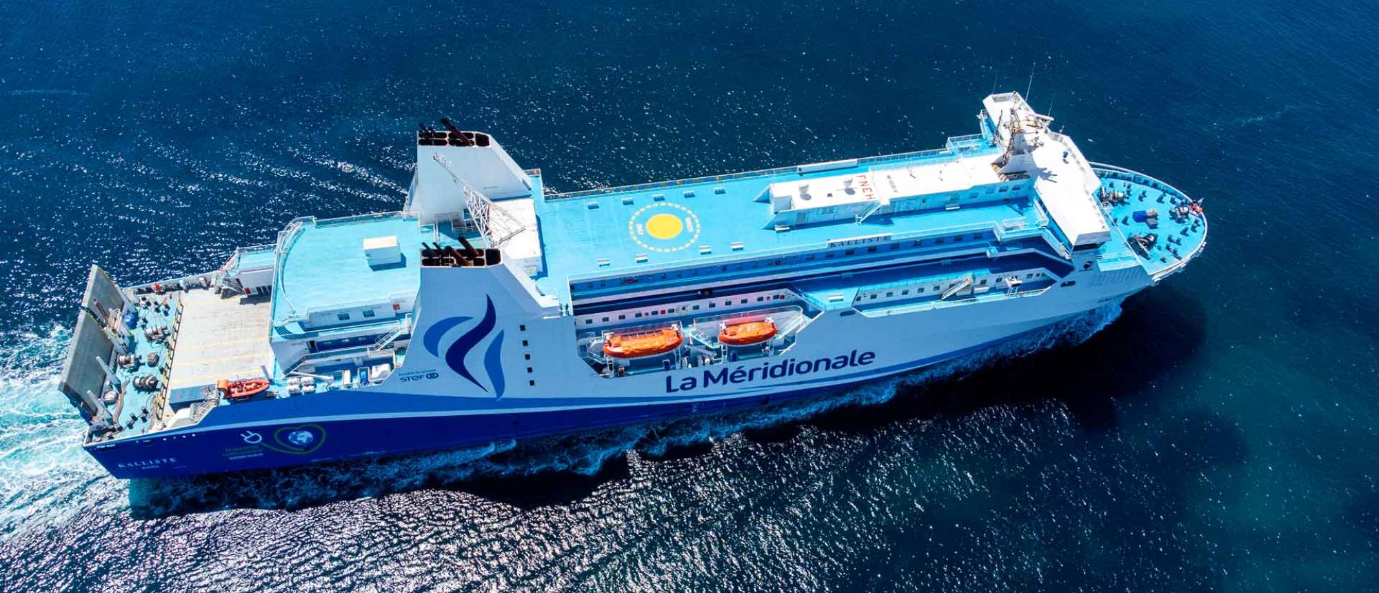 Le Kalliste navigue en direction de Porto-Vecchio