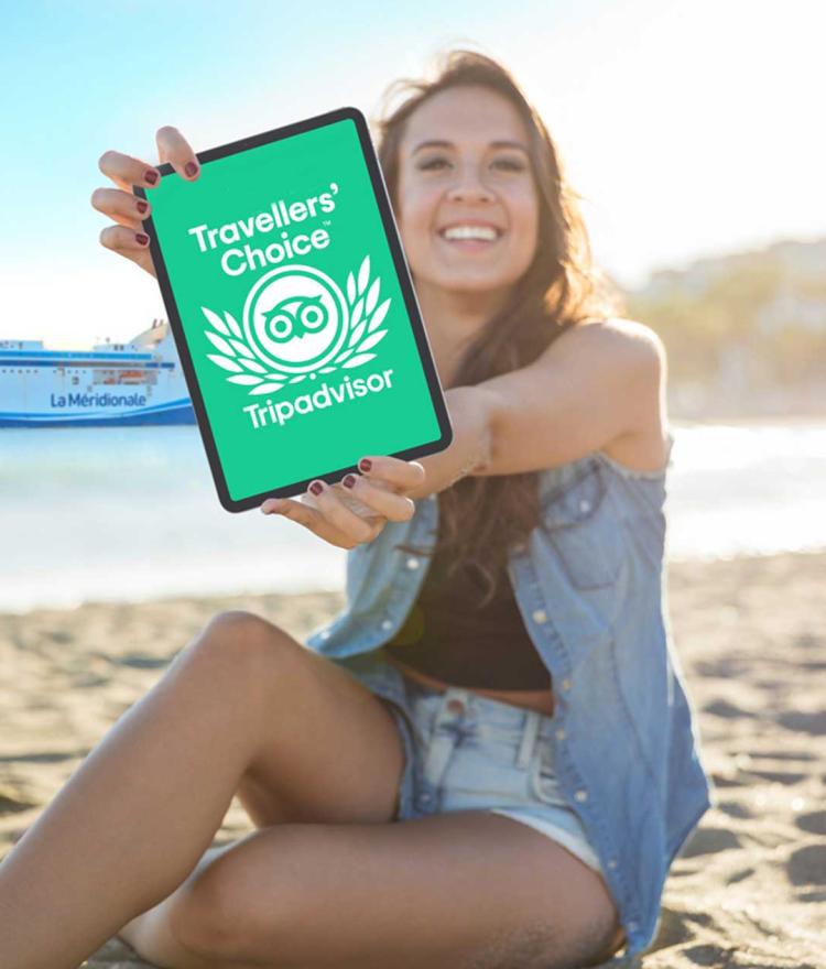 Depuis 2017, La Méridionale est certifiée Travellers' Choice by Tripadvisor