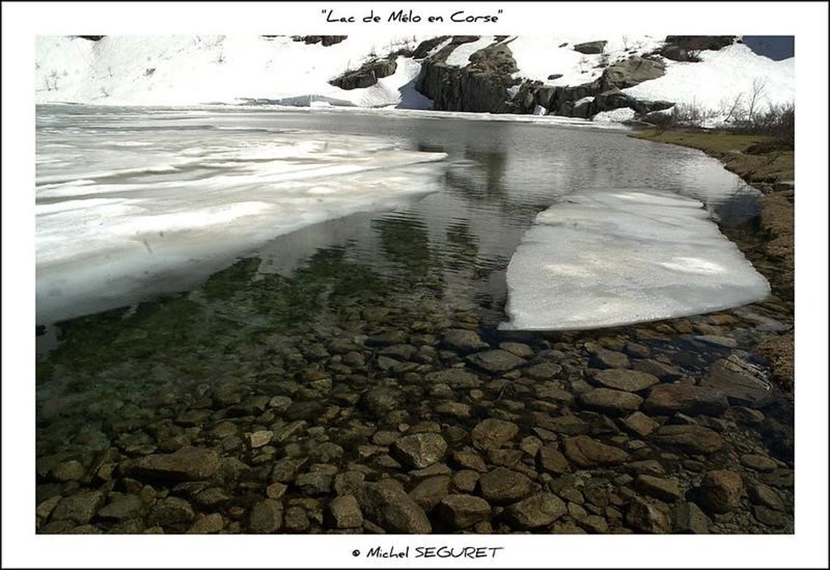 Lac de Mélo en hiver