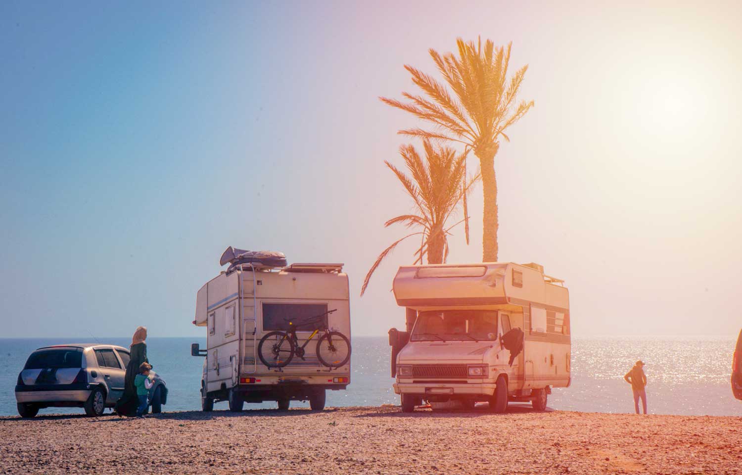 Camping-car à Taghazout, village des surfeurs à proximité d'Agadir