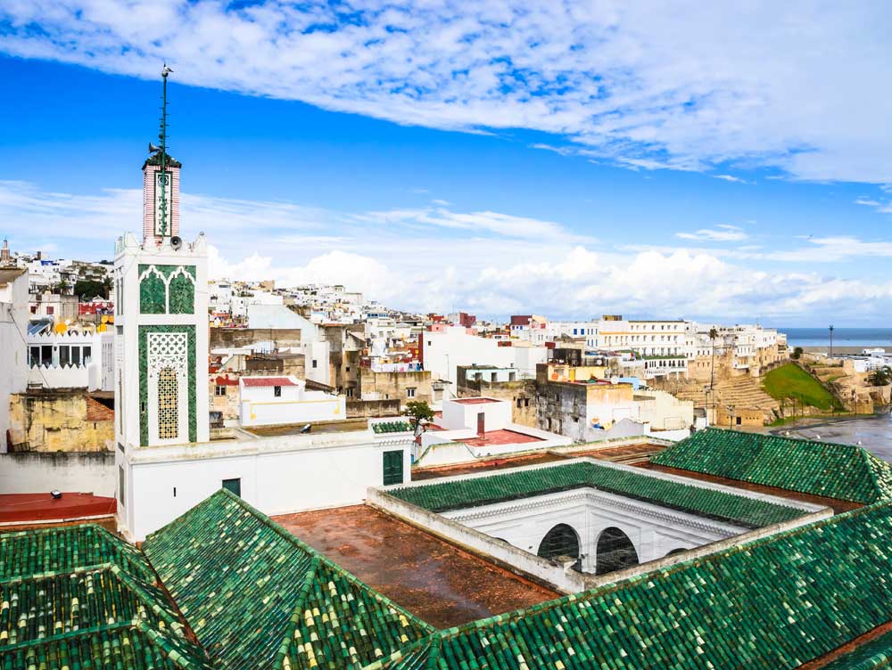 Vue panoramique de la Médina de Tanger