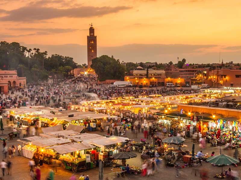 Marrakech - Place Jemaa El Fnaa