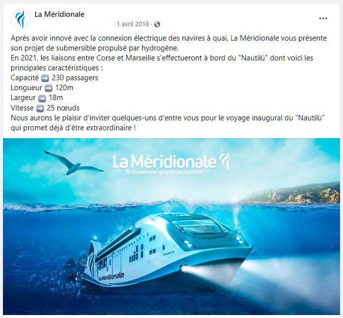 Poisson d'avril 2018