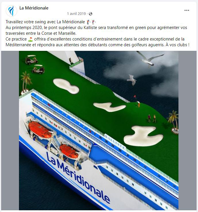 Poisson d'avril 2019