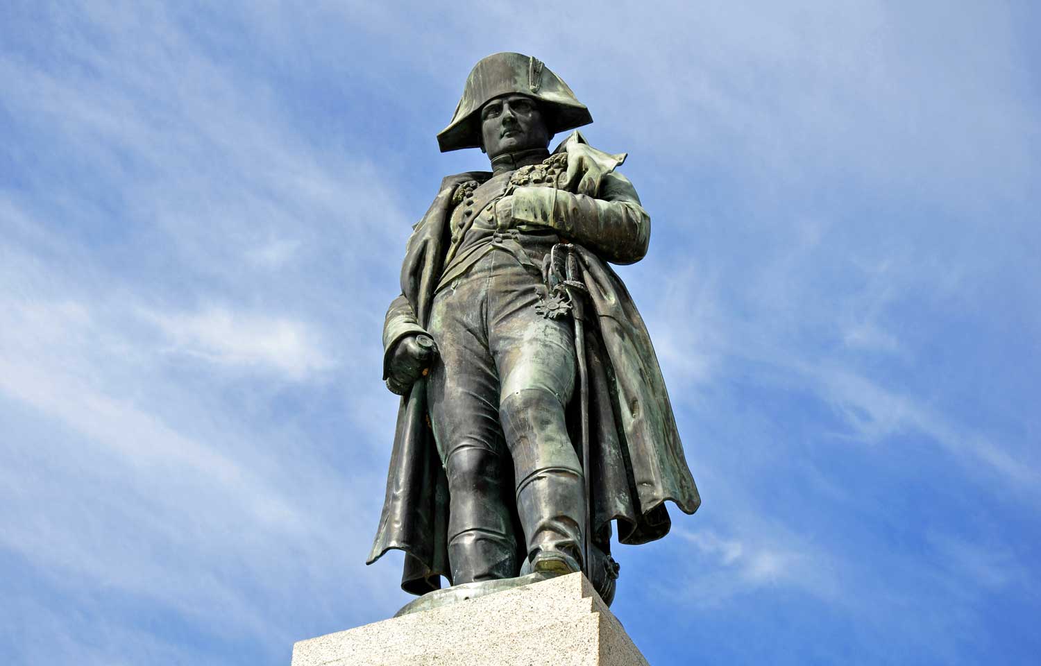 Statue de Napoléon - Place d'Austerlitz à Ajaccio