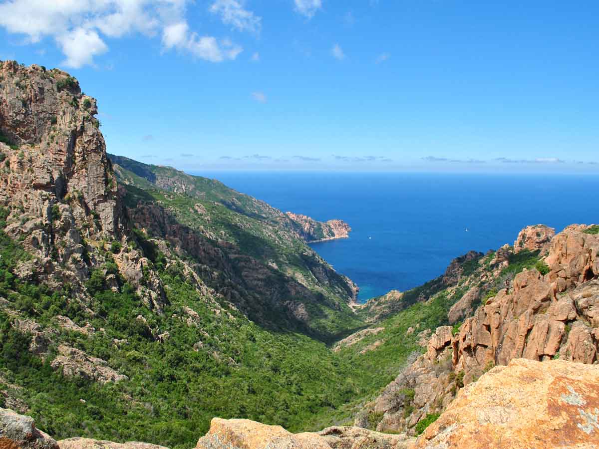 Randonnée dans les calanques de Piana