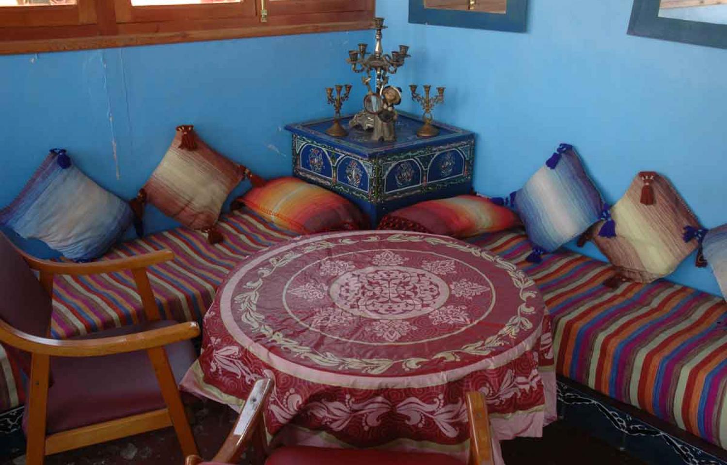 Salon marocain dans la Médina de Tanger