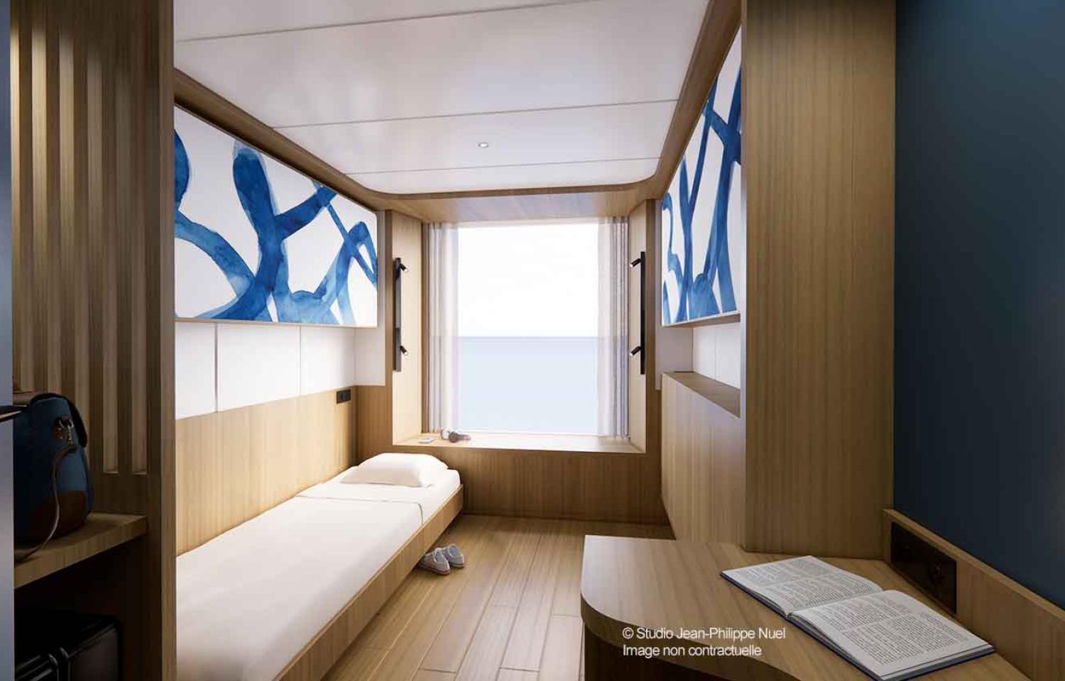 Cabine confort 4 lits single vue mer