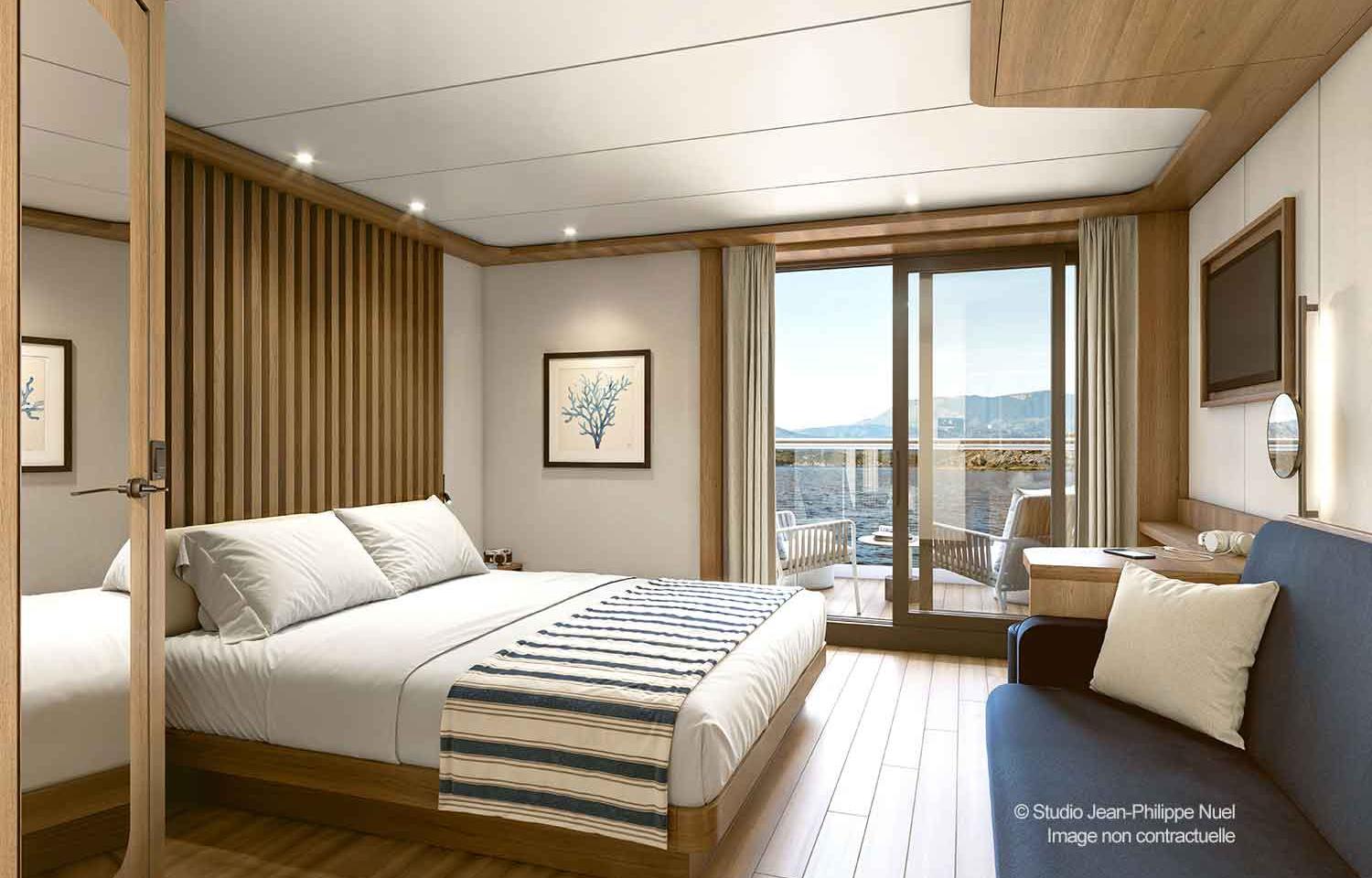 Suite 1 lit double 2 lits single Balcon