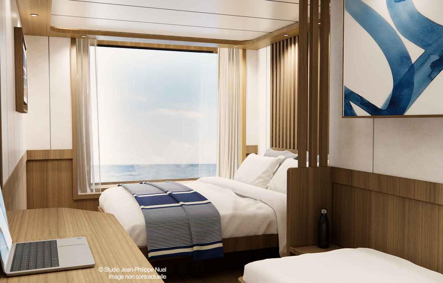 Suite 1 lit double 2 lits vue mer