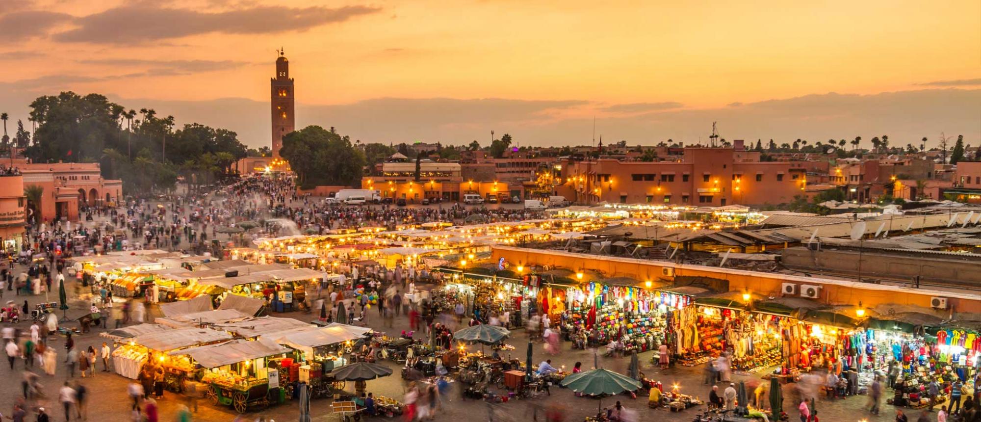 Place Jamaa el Fna à Marrakech