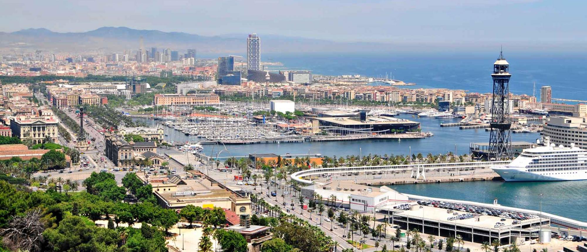 Le port de Barcelone
