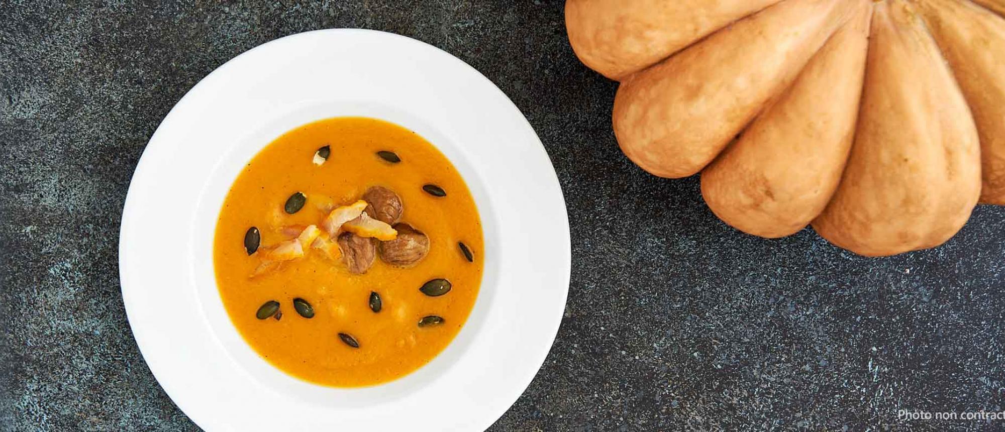 La Méridionale - Menu automne 2022 - Velouté de butternut