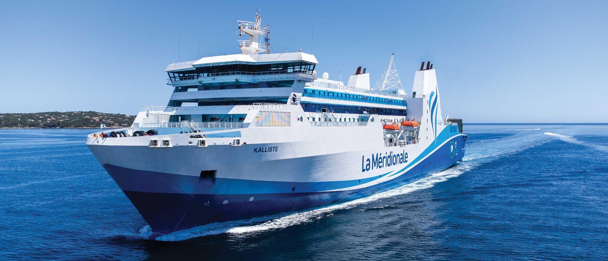 Ligne L'Île-Rousse-Toulon avec le Kalliste de La Méridionale