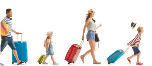 Un groupe de voyageurs