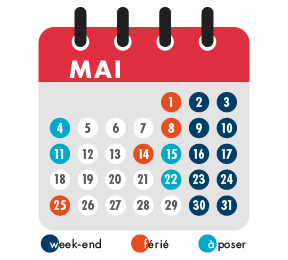 Mois de mai 2026