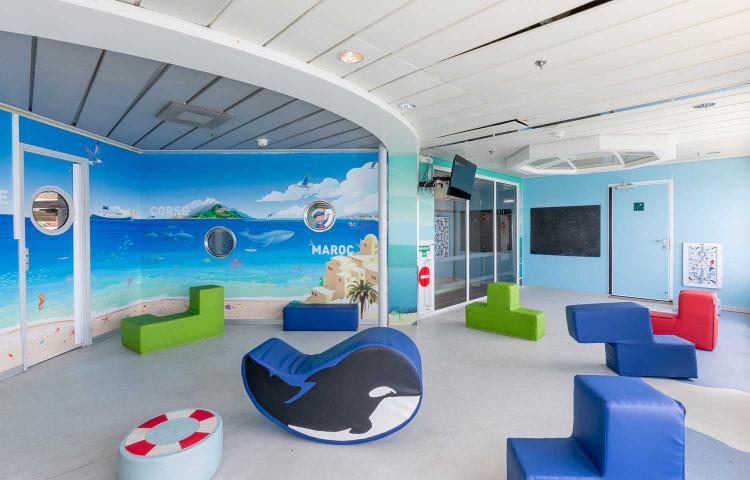 Salle de jeux pour les enfants sur le Massalia