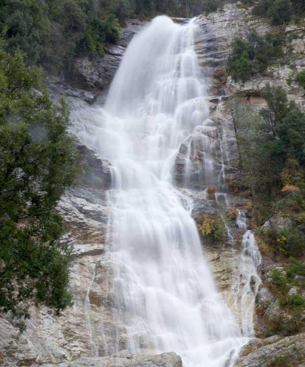 Cascade du voile de la mariée