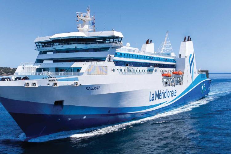 Ligne L'Île-Rousse-Toulon avec le Kalliste de La Méridionale