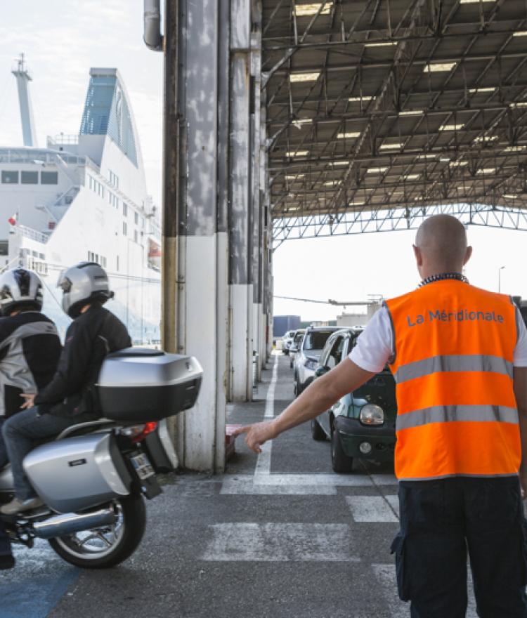 Embarquement pour la Corse du sud