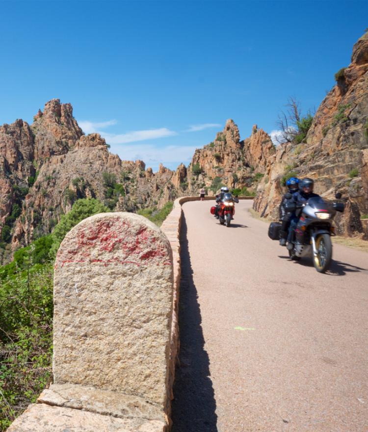 La Corse du sud en moto
