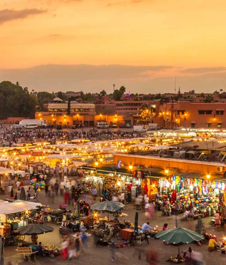 Place Jamaa el Fna à Marrakech