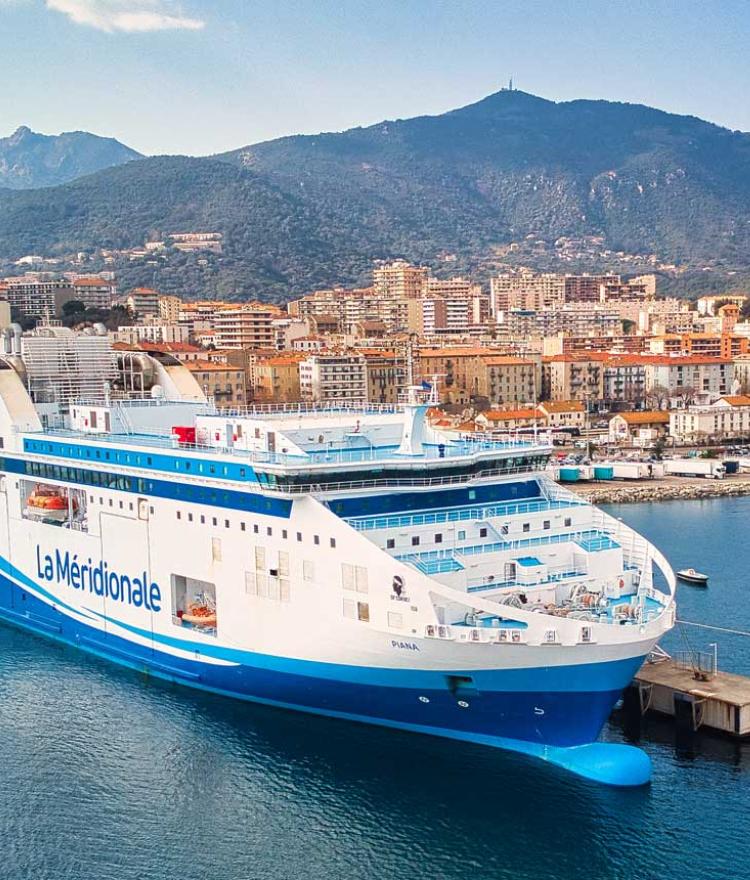 La Méridionale - Le Piana dans le post d'Ajaccio