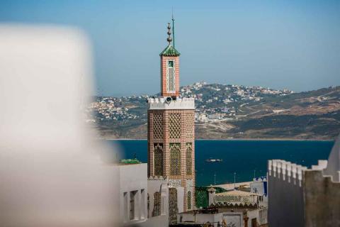 Tanger au Maroc, Mosquée au cœur de la Kasbah